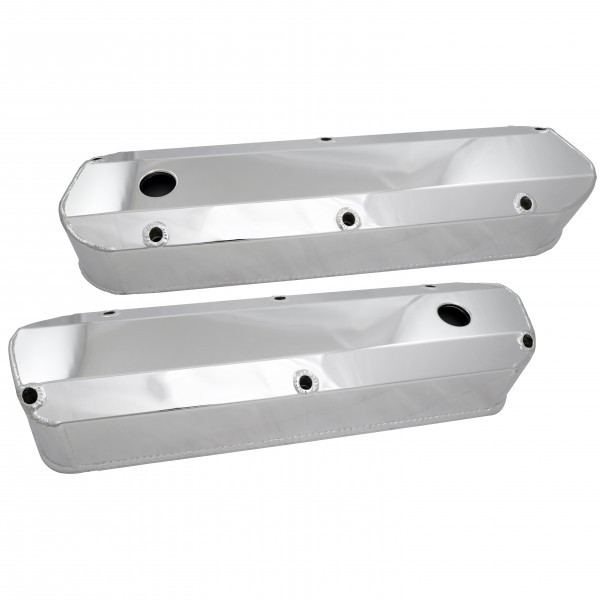 Valve Covers Fabricated Ford Windsor V8 260-289-302-351 Tall Aluminium Chrome-pr