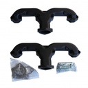 Rams Horn Exhaust Headers Small Block Chevrolet Ceramic Gaskets-Hardware-Pair