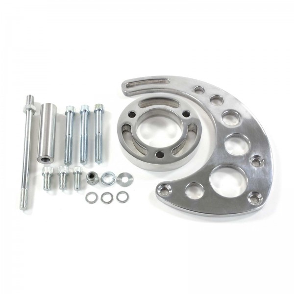 Alternator Bracket Kit Polished Aluminium Chevrolet Big Block Lwp