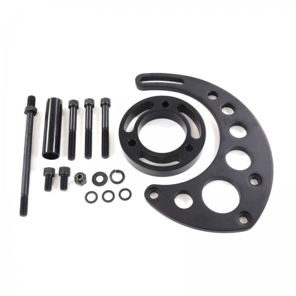 Alternator Bracket Kit Black Aluminium Chevrolet Big Block Lwp