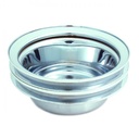 Pulley Crankshaft Double Groove Lwp Chrome Steel Small Block Chevrolet 265-400