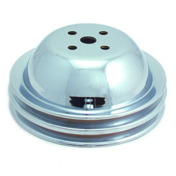 Pulley Water Pump Double Groove Swp Chrome Steel Big Block Chevrolet 396-454