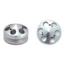 Pulley Alternator Single Groove + Nose Cover Machined Alloy SB Chev