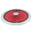 Extraflow Red Element Chrome Air Filter 9" Top only Cotton Pleated