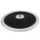 Extraflow Black Element Chrome Air Filter 14" Top Cotton Pleated