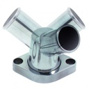 Water Neck Chevrolet Small Big Block 45 Degree Polished Alloy Swivel 360 Degree
