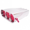 Finned Street (Mr Gasket Style) Air Scoop Aluminum Single Carburetor 4BBL