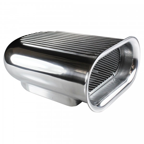 Scoop Short (Hilborn Style) Polished Full Finned Alloy 13-1/2" Long