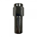 Single Chrome Flat Extra Long Mag Nut (Close Ended) - 1/2" UNF Thread, 21mm Hex