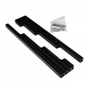 Spark Plug Ignition Lead Wire Separators Ball Milled Billet Black Alloy V8 7-9mm