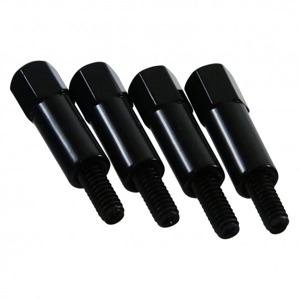 Valve Cover Hex Head Mini Bolt Black 1/4"-20 x 1-3/8" Fastener Set of 4