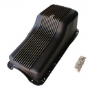 Oil Pan Ford Windsor 260-289-302 V8 Front Sump 1962-82 Black Alloy Finned