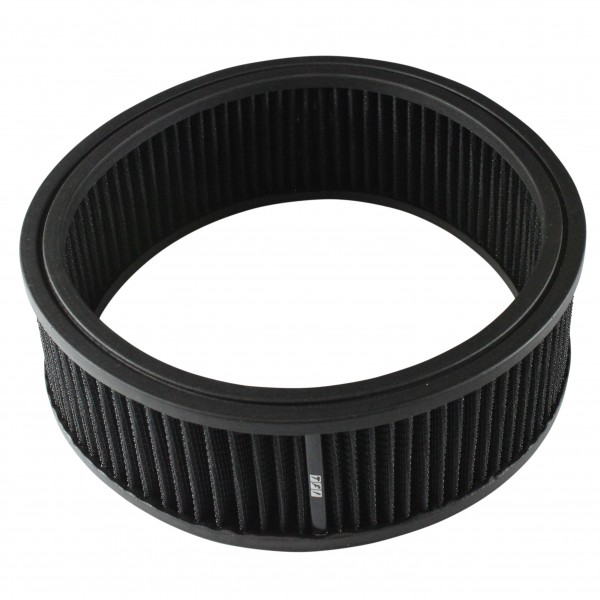 Air Cleaner Filter Element Black 9" Wide 3" Tall Round High Performance Cotton