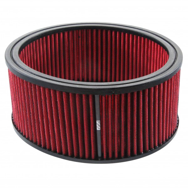 Air Cleaner Filter Element Red 9" Wide 4" Tall Round High Performance Cotton