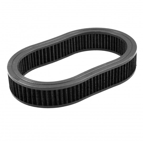 Air Filter Element Black 12"Inch Long 2"Inch Tall Oval High Performance Cotton