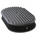 Oval Black Full Finned Air Cleaner 15" x 2" Holley Edelbrock Quadrajet Carter