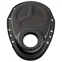 Timing Cover Chevrolet Small Block 283-305-327-350-400 Roller Cam Black Steel