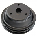 Pulley Crankshaft Double Groove Lwp Black Steel Small Block Chevrolet 265-400