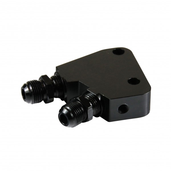 Oil Cooler Adaptor Kit GM LS1 LS2 LS3 LS6 LS7 Gen 4 Engines Black -10AN Male