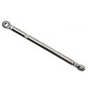 Adjustable Stainless Steel Tension Rods 8-1/2" Long with heim 3/8" Eyelet Ends
