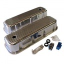 Valve Covers Chevrolet V8 Big Block 396-502 Polished Alloy Finned Tall-pr