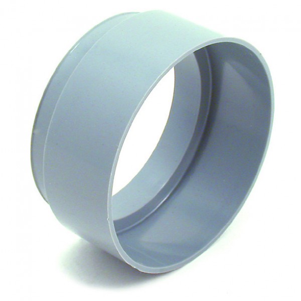 3" 76mm Grey Plastic Car Air Intake Duct Hose Filter Adaptor SINGLE PIECE