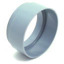 3" 76mm Grey Plastic Car Air Intake Duct Hose Filter Adaptor SINGLE PIECE