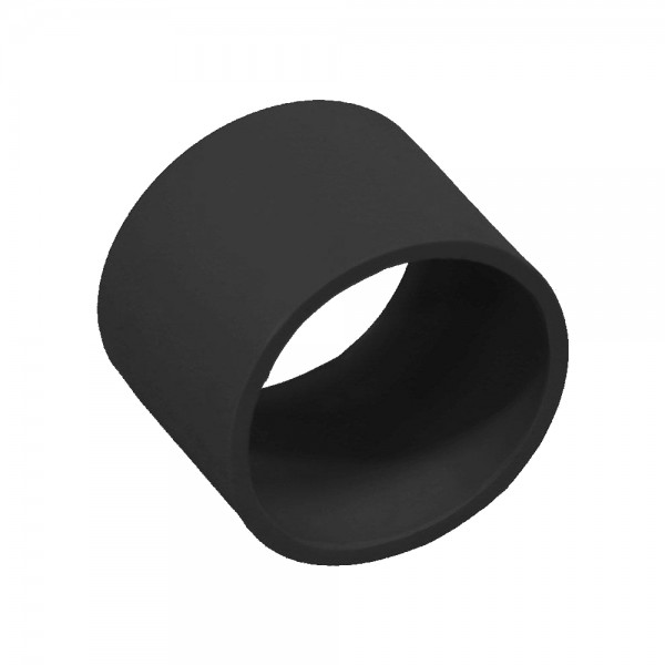 SINGLE Black Silicone Car Engine Hose Joiner 3 inch to 3 inch