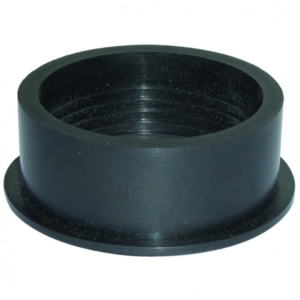 Black Rubber Air Filter Neck Reducer 3" (76mm) To 2-1/2" (63mm)