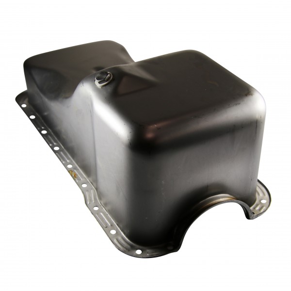 Oil Pan Ford Windsor 351 1965-77 Front Sump Raw Finish Stock Capacity