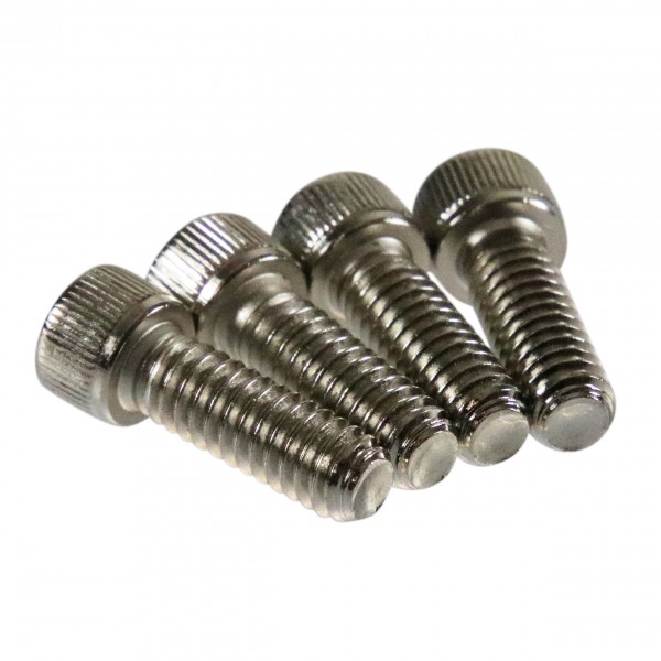 Bolt Set 1/4-20" x 3/4" Long Chrome Socket Head Set 4