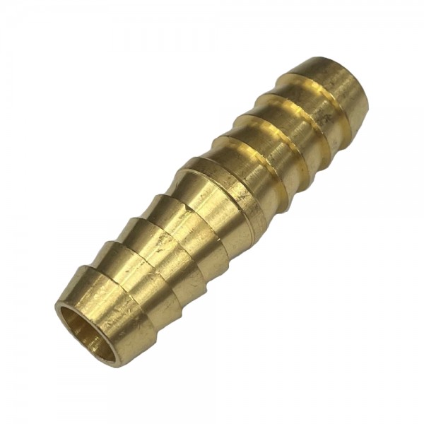 Brass Straight Male Joiner 1/2" (12.7mm) Barbed Hose Tube Ends