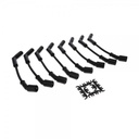 Universal GM LS 8.5mm Black Spark Plug Lead Set with 135 Degree Ceramic Plug Boots