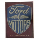 Ford Motors Since 1903 Metal Sign Reproduction 32cm x 41cm