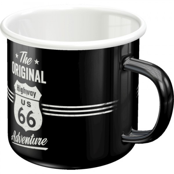 Nostalgic Art 360ml Enamel Mug - Route 66 Adventure