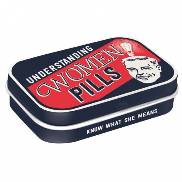 MintBox: Understanding Women Pills Size:4x6 x1.6cm sugar free mints 34gm