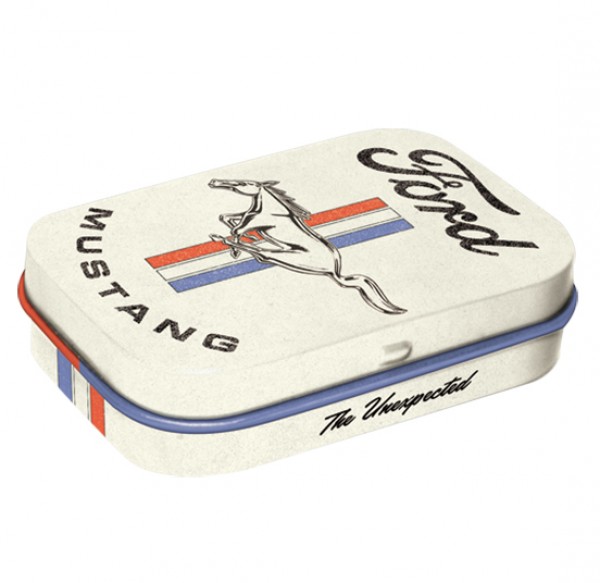 MintBox: Mustang Size:4x6 x1.6cm sugar free mints 34gm