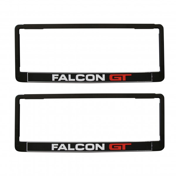 PAIR Falcon GT Polymer Number Plate Frames. Suits 6 Digit Number Plates