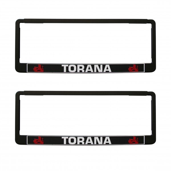 PAIR Torana Polymer Number Plate Frames. Suits 6 Digit Number Plates