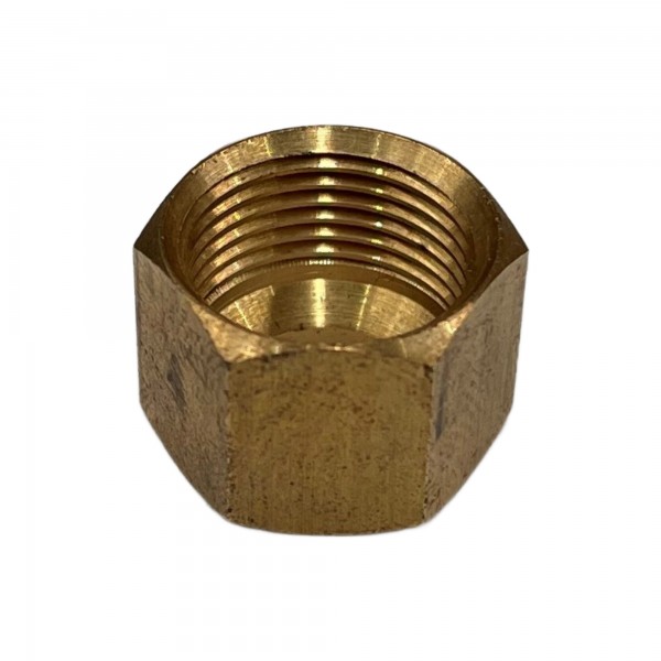 Brass Compression Nut 3/8" (9.5mm) Hose Tube with 9/16"x24 Female BSP Thread