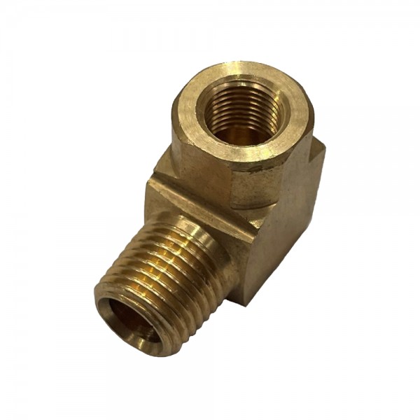 Brass Reduce Elbow 1/4" (13.2mm) Male BSP Thread to 1/8" (8.6mm) Female BSP Thread