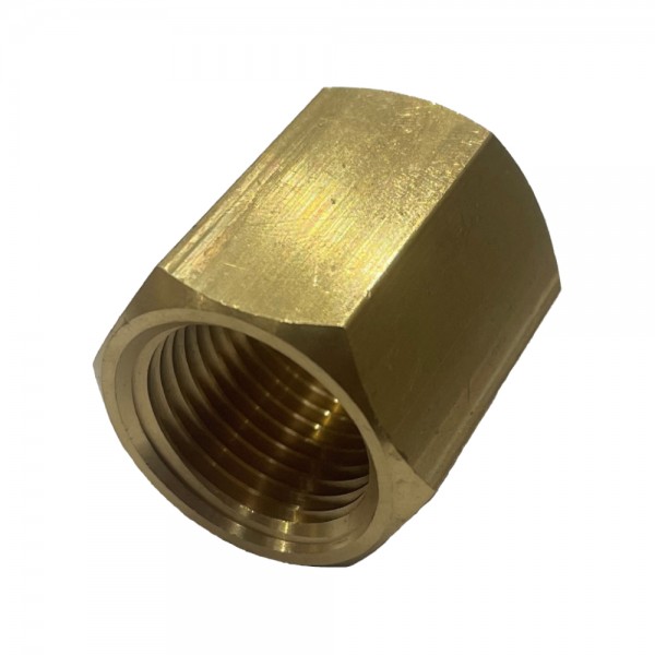 Brass Hex Socket 3/4" (24.1mm) Female BSP Thread