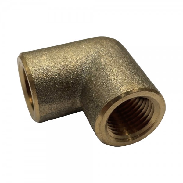Brass Female Elbow Fitting 1/4" (11.4mm) Female BSP Thread