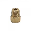 Brass male Inverted Flare Union 5/16" (7.9mm) Hose Tube to 1/4" (13.2mm) Male BSP Thread