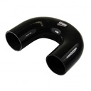 Silicone Hose Black 180 Deg Elbow 50mm (2") ID, 50mm Leg Length