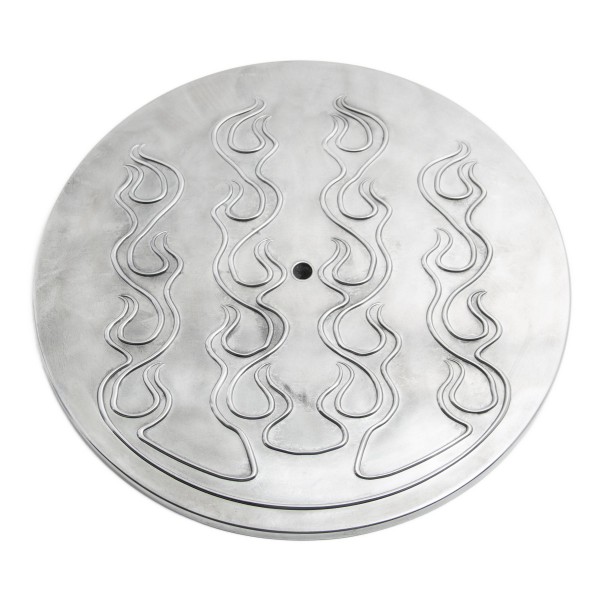Filter Lid Top Polished Alloy suits 14" Inch Flamed Air Cleaner Replacement