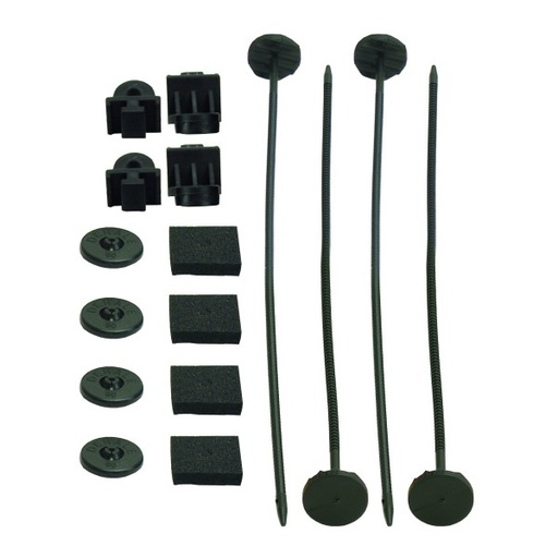 [16744] Derale Electric Fan Plastic Rod Mounting Kit with Feet