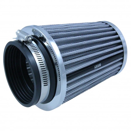 [2310C] Mini Stack Pod Air Filter 3 inch ID Neck-  Chrome End