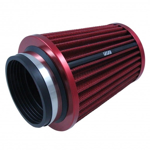 [2310R] Mini Stack Pod Air Filter 3 inch ID Neck-  Red End