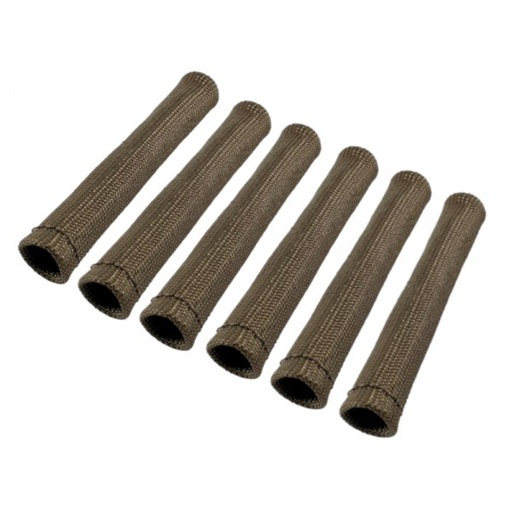 [380860] Lava Race Spark Plug Boot Shield 1" ID bends 90 - 6Pk